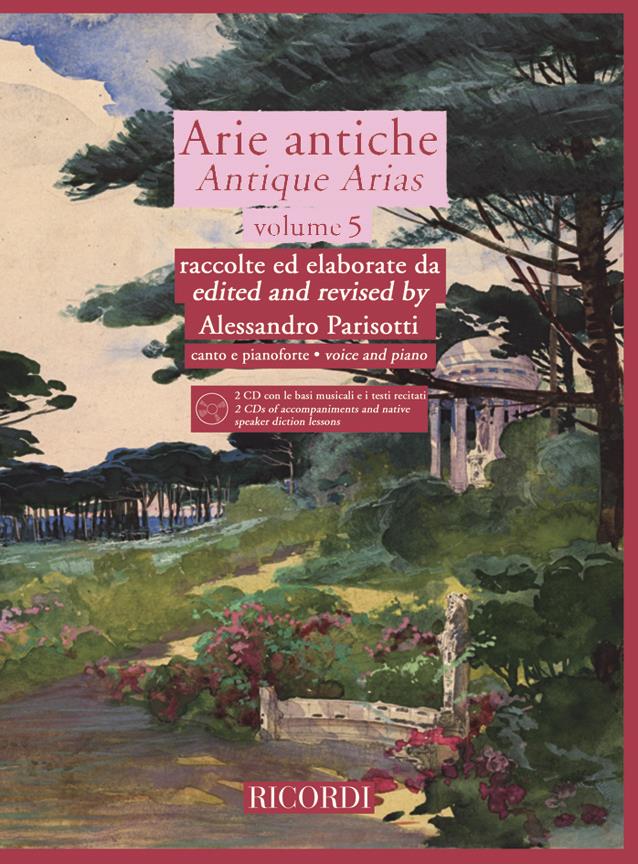 Arie Antiche volume 5 - raccolte ed elaborate da A. Parisotti - pro zpěv a klavír